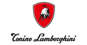 Das Logo der italienischen Premium- und Genussmarke Tonino Lamborghini (Emilia-Romagna).
