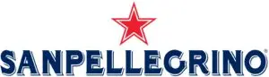 Offizielles Logo der traditionsreichen Mineralwasser- und Getr&auml;nkemarke Sanpellegrino aus der Region Lombardei, Italien.